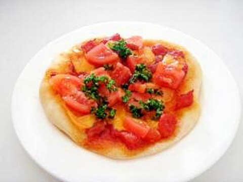 フレッシュトマトとチェダーチーズのピザ　ＨＢ利用